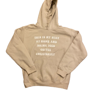 Beige Hoodie Iced Coffee Small